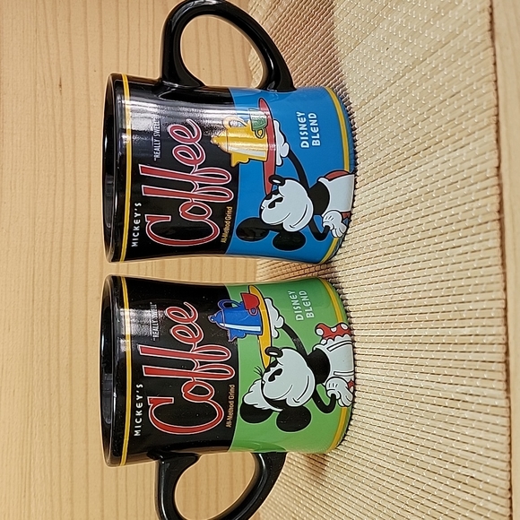 Disney Kitchen Disney Mickeys Coffee Really Swell Set Of 2 Mugs